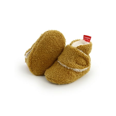 

Lacyhop Infant Baby Warm Socks Shoes Girls Boys Booties Slippers Newborn Crib Shoes Prewalkers