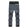 thumbnail image 6 of QATAINLAV Men's Hiking Cargo Work Pants Lightweight Waterproof Quick Dry Outdoor Camping Travel Pant with Pockets, Gray, L, 6 of 10