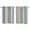 SteelBlue Tan, variant on Blue Brown Beige Kitchen Curtains Small Short 39 Inch Length, Boho Farmhouse Abstract Stripes Art Grommet Top Bedroom Living Room Curtains, Light Filtering Cafe Curtain Drapes 2 Panels Set 55''x39''