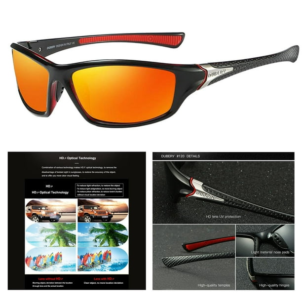 Gafas de Sol Deportivas Hugo Unisex UV400 Naranja