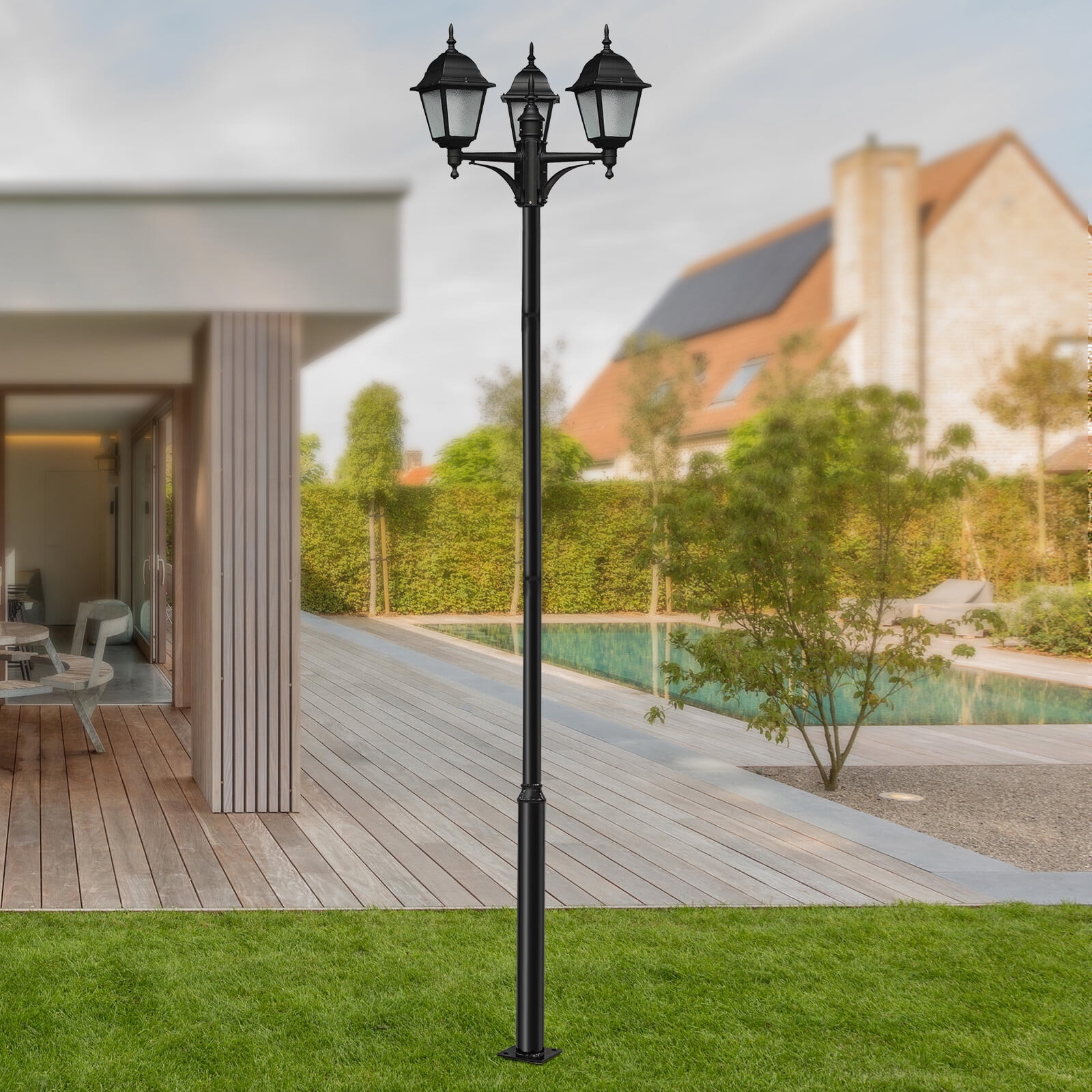 Street Light Pole Street Lamp Post Light Pole Street Lamp Post Outdoor Lamp Post for Outdoors, Streets