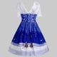 thumbnail image 4 of Moda mujer Feliz Navidad Vintage Santa Claus estampado encaje vestido de fiesta de noche Fridja  qw501, 4 of 5
