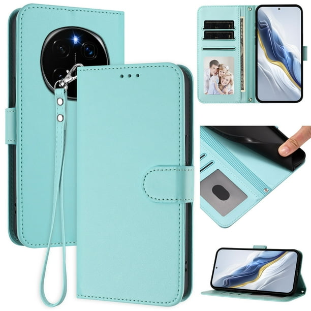 Funda Cartera GANGXUN para Honor Magic 7 Pro – Cierre Magnético, Protección RFID, Correa Desmontable, Compatible con Carga Inalámbrica