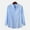 Light Blue, variant on Gspmoly Shirts for Men, Men'S Fashion and Winter Stand Collar Long Sleeve Solid Color Cotton Linen Shirt Top Going Out Tops up to 70% Off