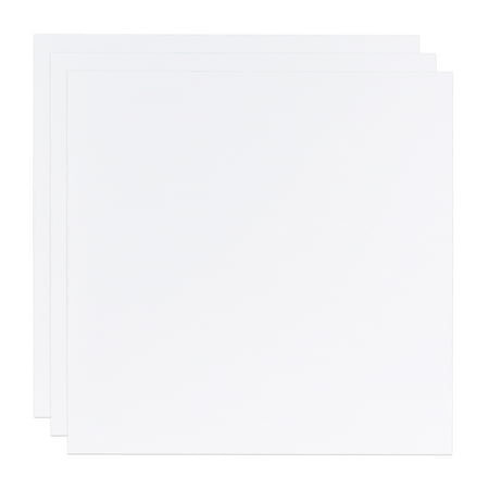 Image of OWSOO Acrylic Sheet Reflection Board 40x40cm16x16 Inch 3pcs Photography Background Boards for Still Life Photography Jewelry Watches Items Photography(White)