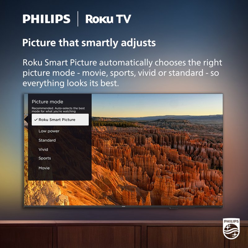 Philips 65" Class OLED 4K Ultra HD (2160p) Roku Smart TV (65OLED974/F7) gallery view