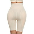 thumbnail image 6 of BiZtdJrK Womens Plus Size Shapewear Underwear High Waist Trainer Corset Tummy Control Shaper Shorts Padded Butt Lifter Shaping Shorts Beige XL, 6 of 9