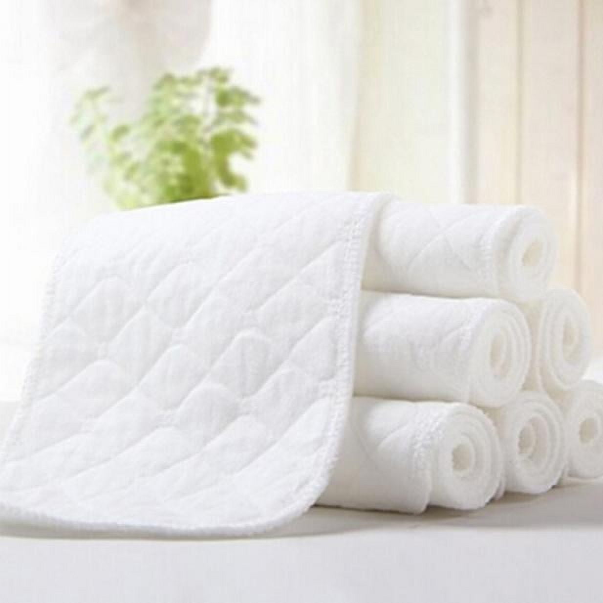 Wowcloth Clearance 5 Pcs Nature Hypoallergenic Baby Diapers,Eco-Labeled Diapers,Enhanced Leakage Protection,Totally Chlorine-free,Skin Friendly and Super Absorbent