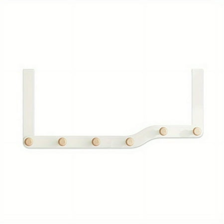 

1pc wall-mounted cast iron hooks over-the-door storage rack no-drill bedroom clothing hanger casual style space saving organizer for home use