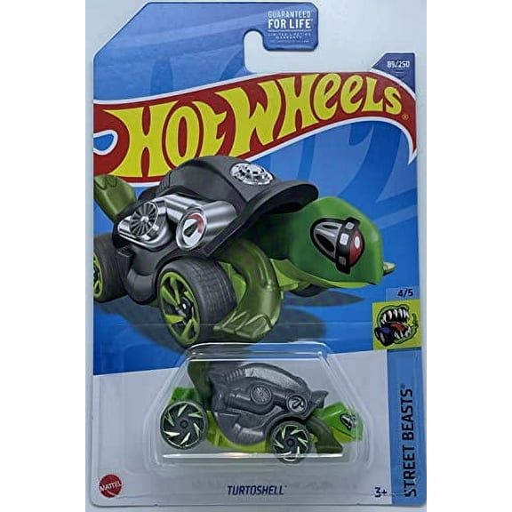 Hot Wheels Turtoshell (Green/Gray) 2022 Street Beasts
