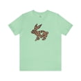 thumbnail image 2 of Bunny Short Sleeve T-shirt, Rabbit Women T-shirts, Easter T-shirts, 2 of 4