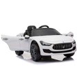 thumbnail image 1 of 12V Maserati Ghibli Model Car - White, 1 of 1
