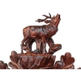 thumbnail image 4 of HerrZeit by Adolf Herr Cuckoo Clock - The Hunter In The Wild Forest  handshingled, 4 of 4