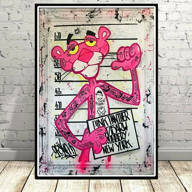 Disney Cartoon Characters Canvas Poster Graffiti Mickey Mouse Donald Duck Home Room Decor Wall Art Painting Mural Print Pictures50X70cm Unframed Gao Jinjia LED