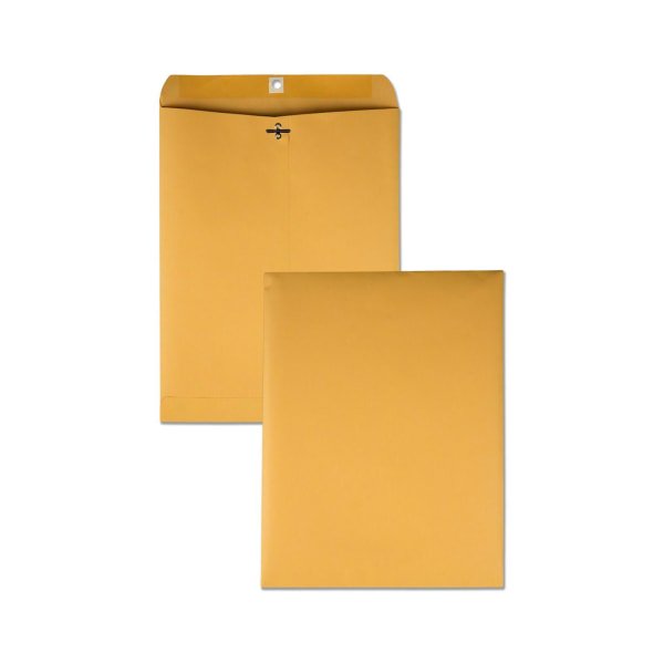 Office Depot® Brand Clasp Envelopes, 10" x 13", Brown, Box Of 100