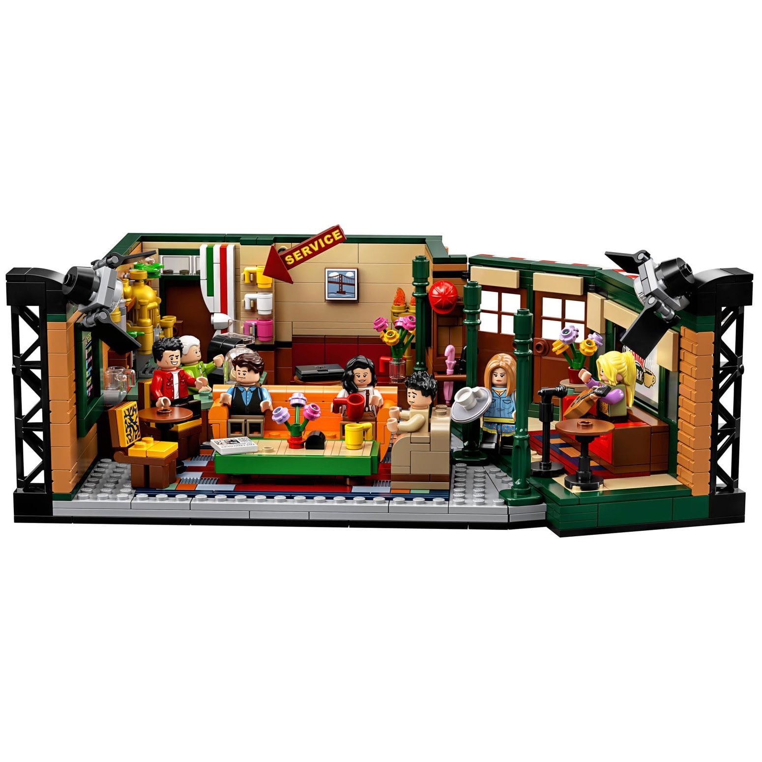 Central Perk Joey And Chandler's Apartment Lego LEGO 10292