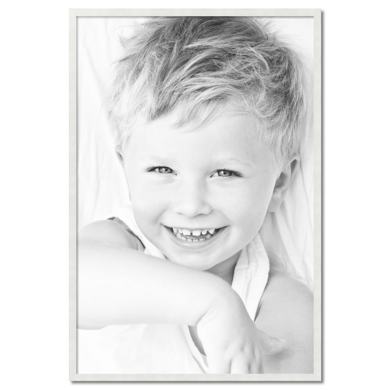 ArtToFrames 40x60 CM / 15.75x23.62 INCH White Picture Frame, This