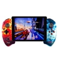 thumbnail image 4 of Wireless Bluetooth Game Controller PG-9083B with Red-Blue Flame Design - Supports iOS 11-13.3, Android 6.0+, Windows 7/8/10 PC, Smartphones & Tablets (5-10 Inch); Ultra Agile Operation, Ergonomic, 4 of 6