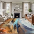 thumbnail image 2 of Natural Landscape Large Area Rugs 8x10 ft Mountain Cloud and River Washable Rug Non Slip Indoor Carpet Absorbent Floor Mat for Living Room Bedroom Dining Room, 2 of 9