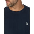 thumbnail image 2 of U.S. Polo Assn. Men's Solid Textured Crew Neck Sweater, 2 of 3
