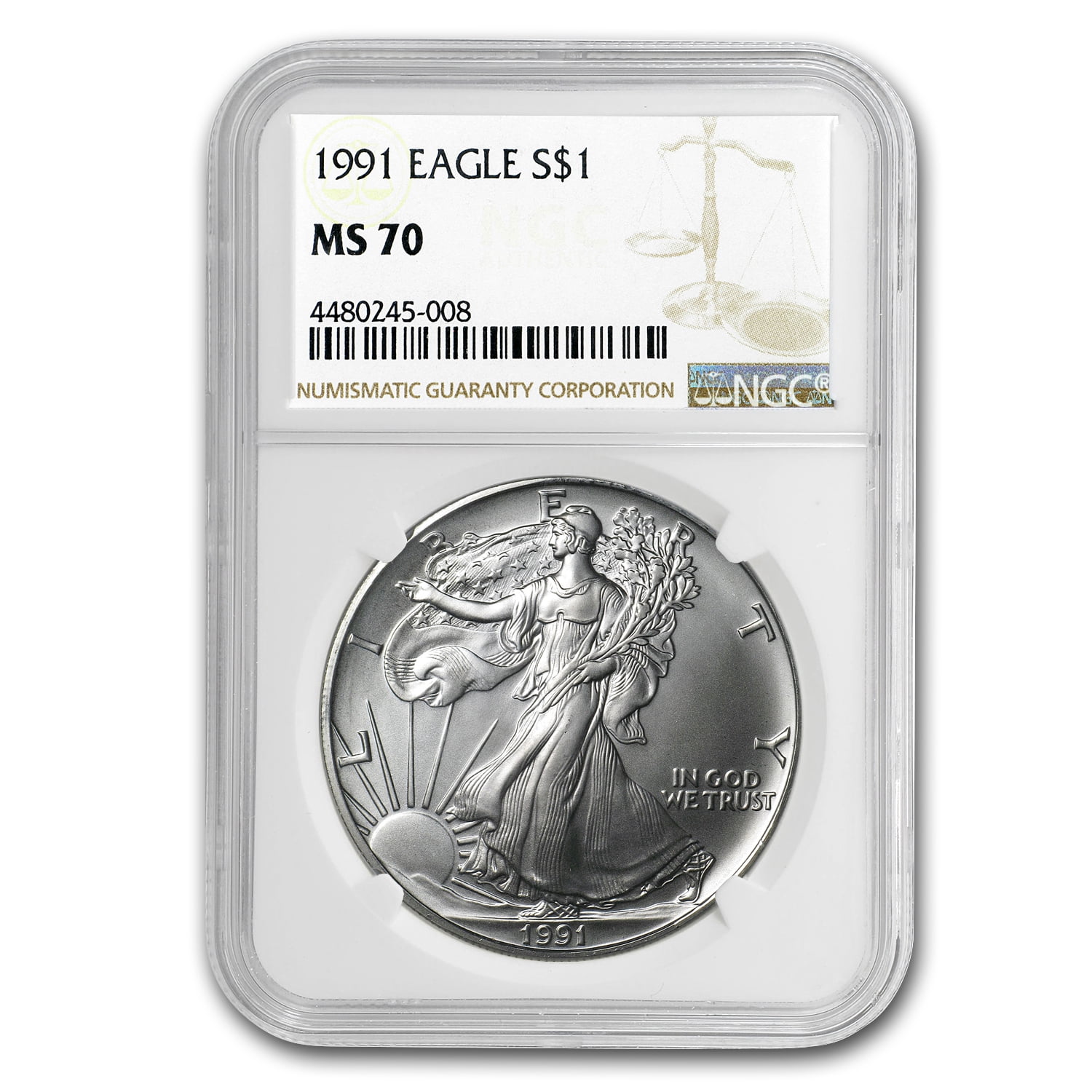 Details about   1991 American Silver Eagle NGC MS69 
