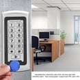 thumbnail image 3 of Large Capacity Keypad Access Control, Clock Attendance, IP68 Waterproof Dustproof 2000 Users Factory For Homes Apartments Offices Public Buildings Hotels, 3 of 8