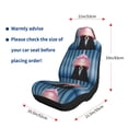thumbnail image 4 of Naloa Dog in Hairdresser Car Seat Covers 2PCs Front Car Seat Covers Universal fit for Most Cars SUVs and Trucks - 2 PCS, 4 of 5