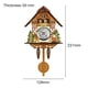 thumbnail image 3 of Reloj De Cuco Antiguo De Madera Cuco Birdhouse Reloj De Pared Decoración Para El Hogar Reloj De Cuco Colgante Auto Swing Bell Péndulo Decoración Para El Hogar ANGGREK Otros, 3 of 8