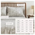 thumbnail image 3 of Great Bay Home Lodge Flannel Sheet Set - 100% Turkish Cotton - Double Brushed (Queen, Enchanted Woods - Grey), 3 of 6
