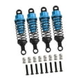 thumbnail image 3 of Almencla 4 Pieces Hydraulic Shock Absorbers for RC Car RC Shocks 55mm Upgrade Parts 1/12 1/16 Scale Dampers for MN168 MN82 B16 B14 B36 , Blue, 3 of 5