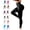 Black, variant on 3D Anti-Cellulite Leggings for Weight Loss, High Waist Body Sculpt Compression Leggings for Lipedema