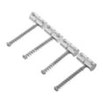 thumbnail image 1 of TABLETREANDS 4Ud De Guitarra De Metal Plateado Para Instrumento Musical Con Ajustable Para Bajo, 1 of 8