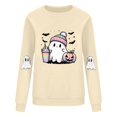 thumbnail image 4 of Bovemsi Pullover Sweatshirts for Women Halloween Season Funny Long Sleeve Graphic Crewneck Tops Cute Sweater Spooky Season Sweatshirt, 4 of 4