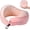 Cool Light Pink, variant on Travel Pillow,  Pure Memory  Travel  Pillow Airplane  Support  Design for Traveling Suitable for Airplanes,Offices and -Cooling Silk Light