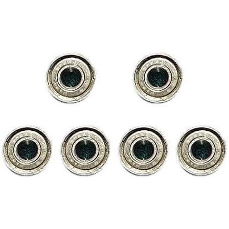 6 (Six) Blade Guide Bearing Set Fits Sears Craftsman 124.32607 Band Saw