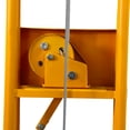 thumbnail image 3 of 500lbs Hydraulic Material Lift Winch Stacker 41.4" Max Lift Height, Manual Pallet Truck Dolly with Foot Brake, 3 of 7