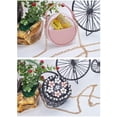 thumbnail image 5 of Bolso de hombro redondo de felpa para chico, bolso cruzado, minibolso de mensajero ajustable para niños pequeños, bebés, niñas, rosa WD.WDQZL Hogar, 5 of 5