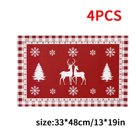 

SARZI 13 x 19 Inch Placemats Set of 4