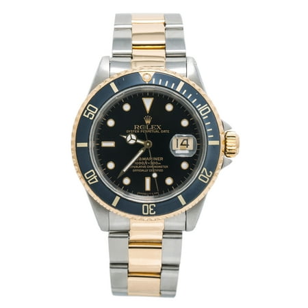 Pre-Owned Rolex Submariner 16613 Steel 40mm  Watch (Certified Authentic &