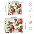 thumbnail image 4 of Yayeee Dish Drying Mat for Kitchen Counter 16"x18" Microfiber Absorbent Pad, Apples Flower Pattern, 4 of 7