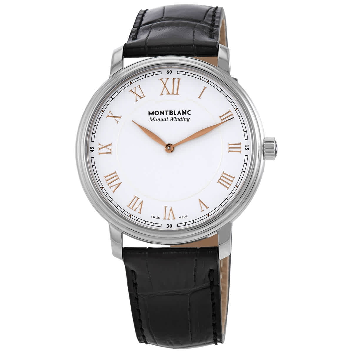 Montblanc Tradition Hand Wind White Dial Watch 119962