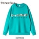thumbnail image 1 of Sudadera holgada de gran tamaño para mujer, sudaderas con capucha de nariz roja Rudolph, de algodón, de manga larga, jerséis informales para mujer, ropa Kawaii de Navidad, 1 of 5