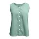 thumbnail image 5 of Camisetas de Verano de Mujer Casual Linen sin Mangas de Cuello Redondo Botón para las Mujeres, 5 of 8