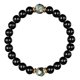 thumbnail image 2 of Negro Pulsera de Cristal Mujeres Ajustable Aromaterapia Piedra Energía Joyería, 2 of 6