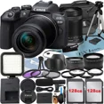 thumbnail image 1 of Canon EOS R10 Mirrorless Camera with RF-S 18-150mm Lens + 2 Pack 128GB Memory Card + Case + ZeeTech Accessory, 1 of 9