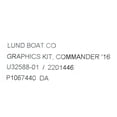 thumbnail image 5 of Lund Boat Side Decal 2201446 | Commander 105 x 11 1/8 Inch (Set of 2), 5 of 5