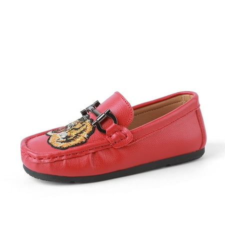 

Engtoy Little Kid Boys Girls Soft Slip On Loafers Dress Flat Shoes size 3.5