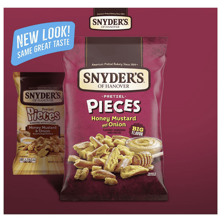Snyder's of Hanover Honey Mustard & Onion Pretzel Pieces, 2.25 Oz.