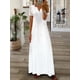 thumbnail image 1 of Generic Women 2025 New Dress Fashion Temperament Printed Ruffled Short Sleeves Long Dress, 1 of 1