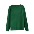thumbnail image 4 of Christmas Sweaters for Women Christmas Tree Printed Ugly Christmas Sweater Knit Warm Pullover Sweater Shermie, 4 of 9